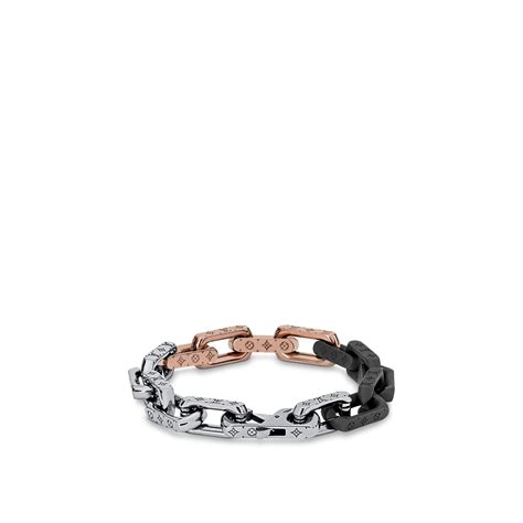 lv monogram colors chain bracelet|m0998m monogram chain bracelet.